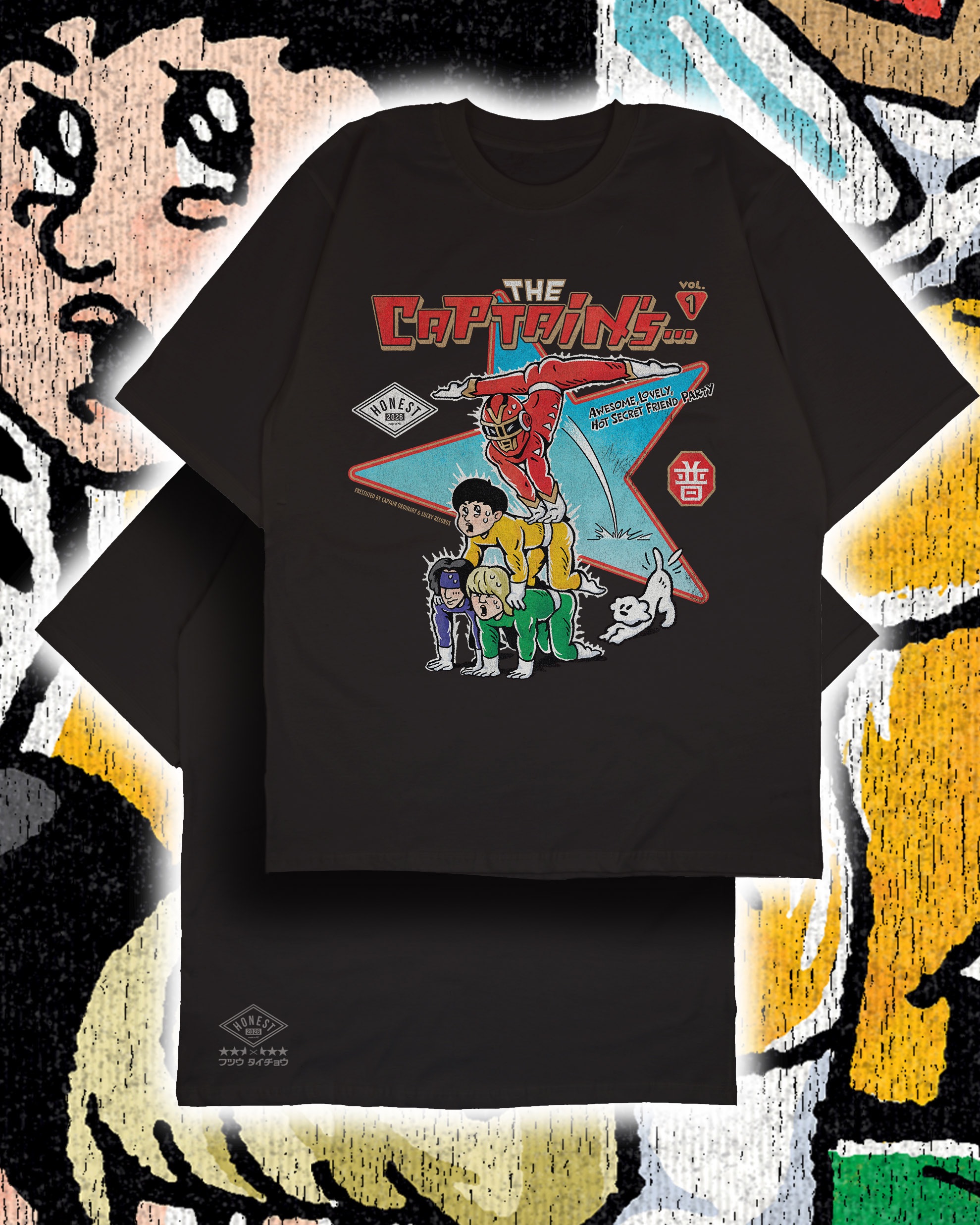THE CAPTAIN’s Vol.1 主視覺紀念Tee