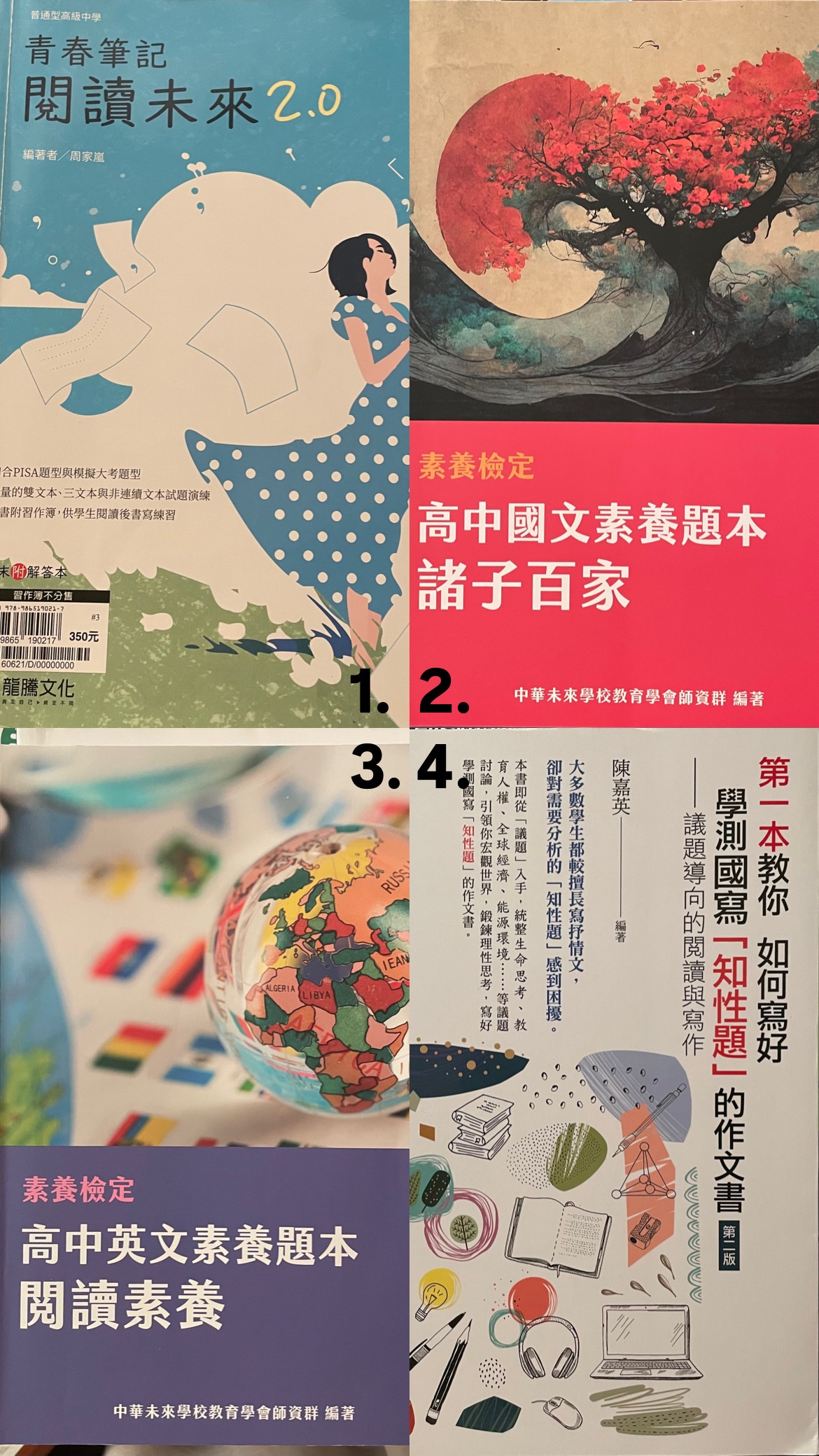 高中學測108課綱參考書 二手 幾乎9.x成新