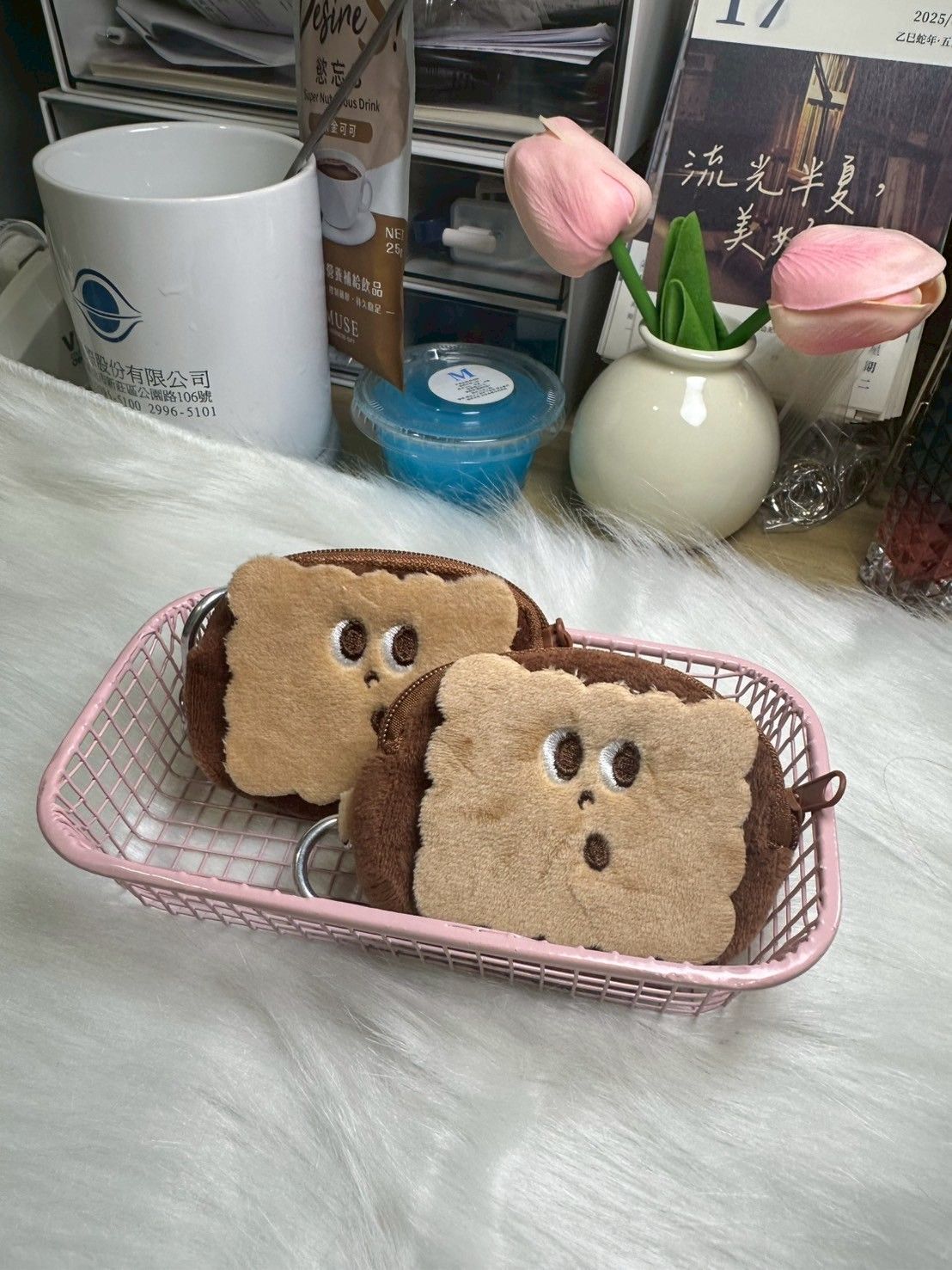 迷你版餅乾小掛件 收納包 零錢包 耳機包