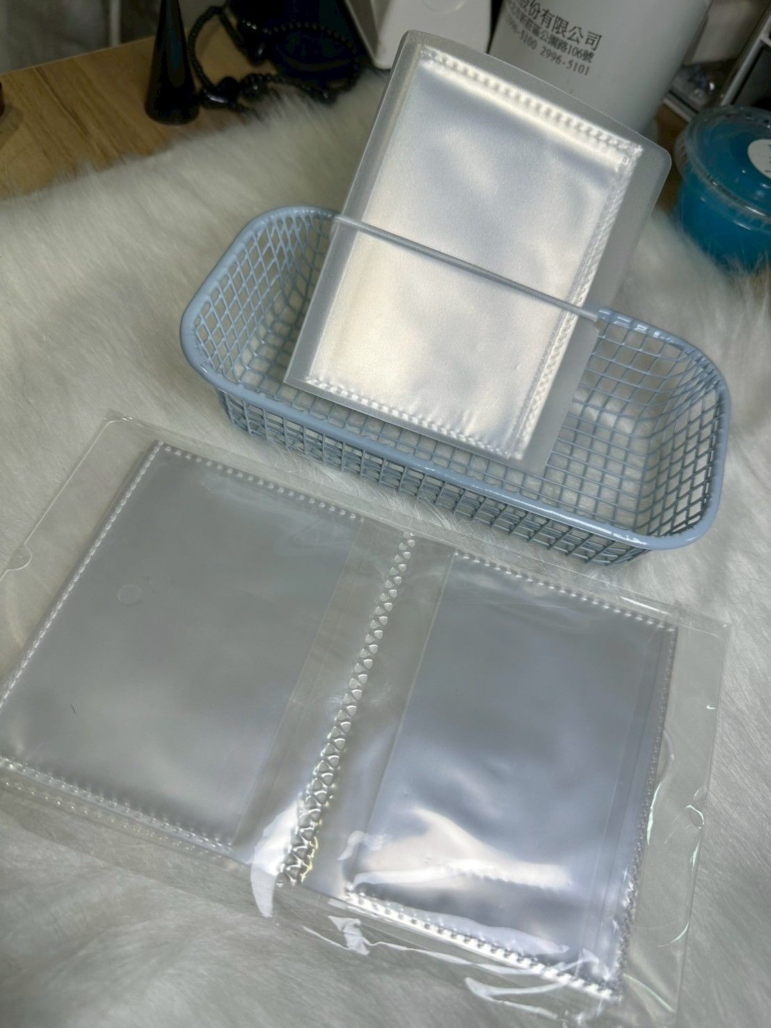 ins磨砂無印風單格愛豆收納卡冊