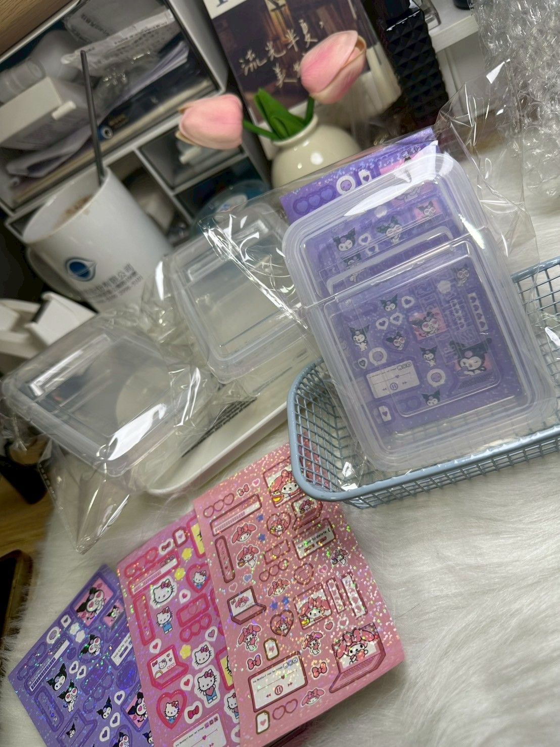 ins防塵卡磨盒透明翻蓋式小卡收納盒