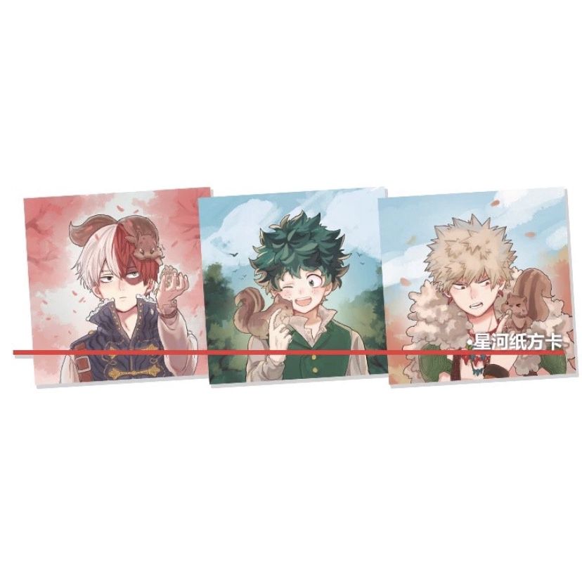【我的英雄學院】小方卡-3款一套