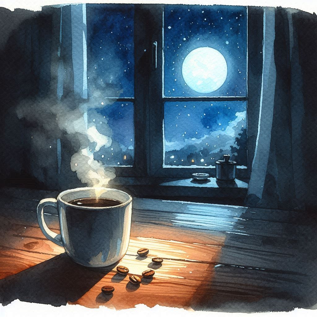 月影｜義式配方豆，濃縮、美式或拿鐵都可以，店家最愛 加奶最棒！