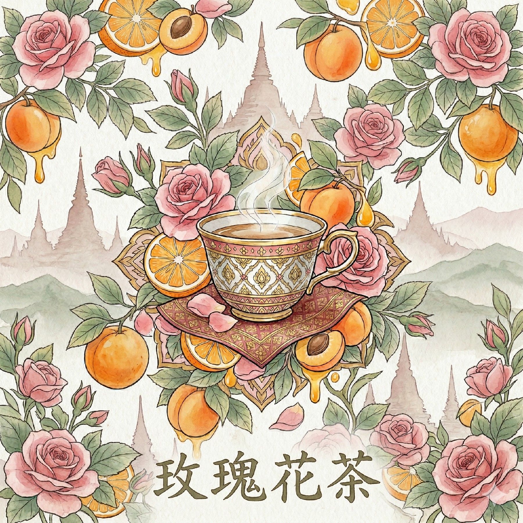 ❮淺中焙❯ 泰國 清萊 Srima 玫瑰花茶 雙重厭氧蜜處理