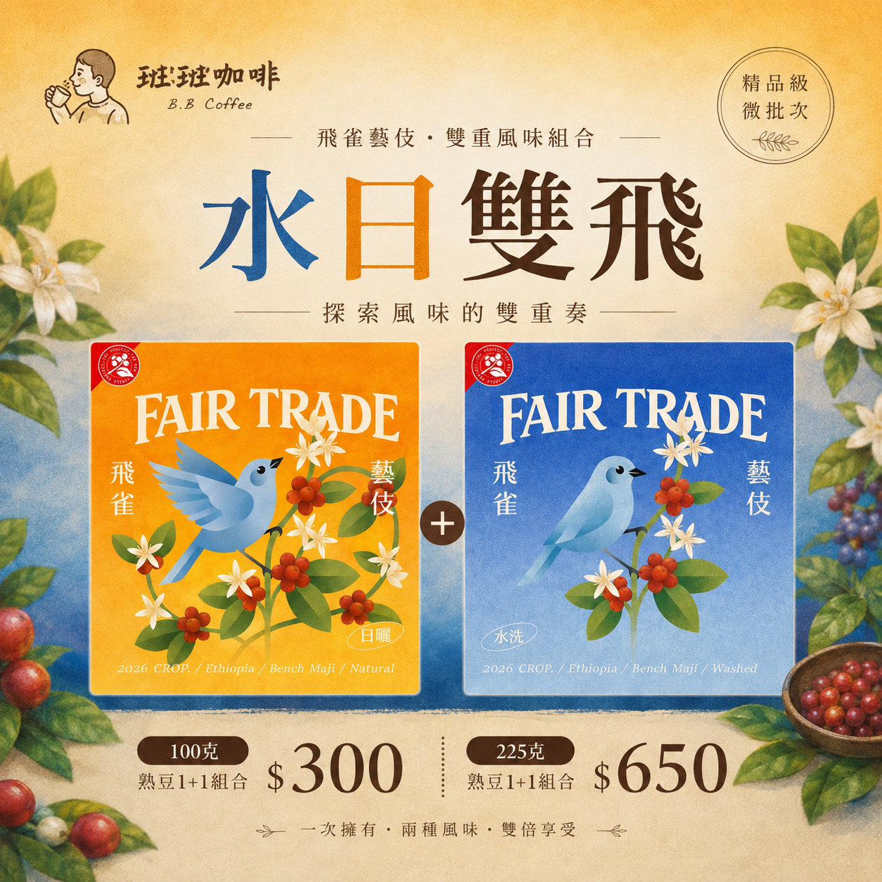 商品組合優惠 - 水日雙飛
