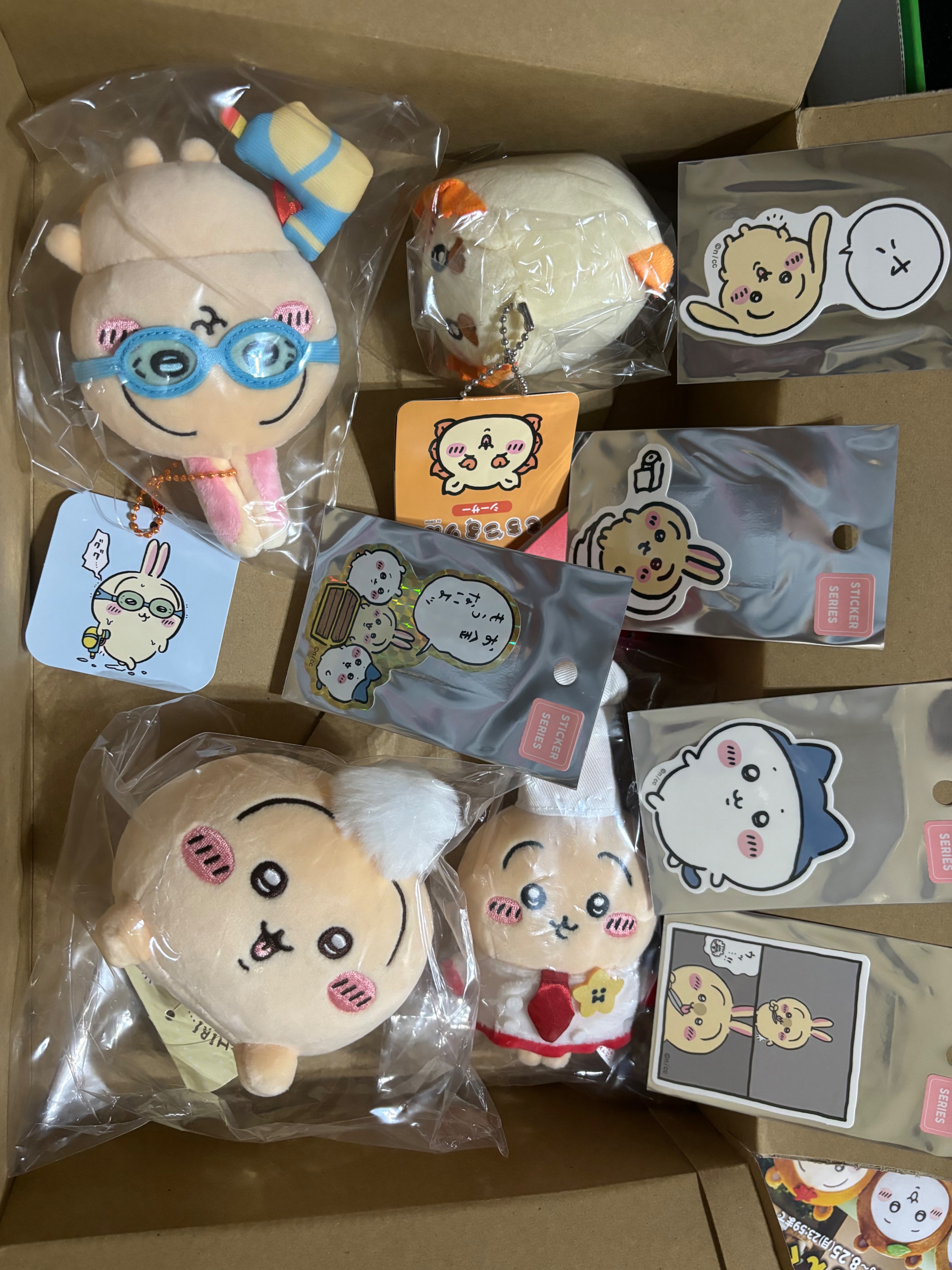 日版泳鏡兔/屁屁兔/貼紙