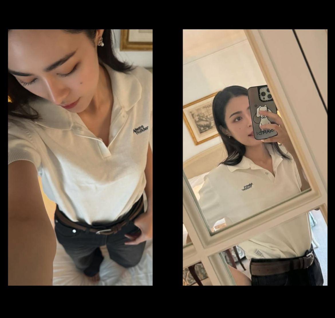 Alwayswonder💫polo衫 白/藍（在途現貨）