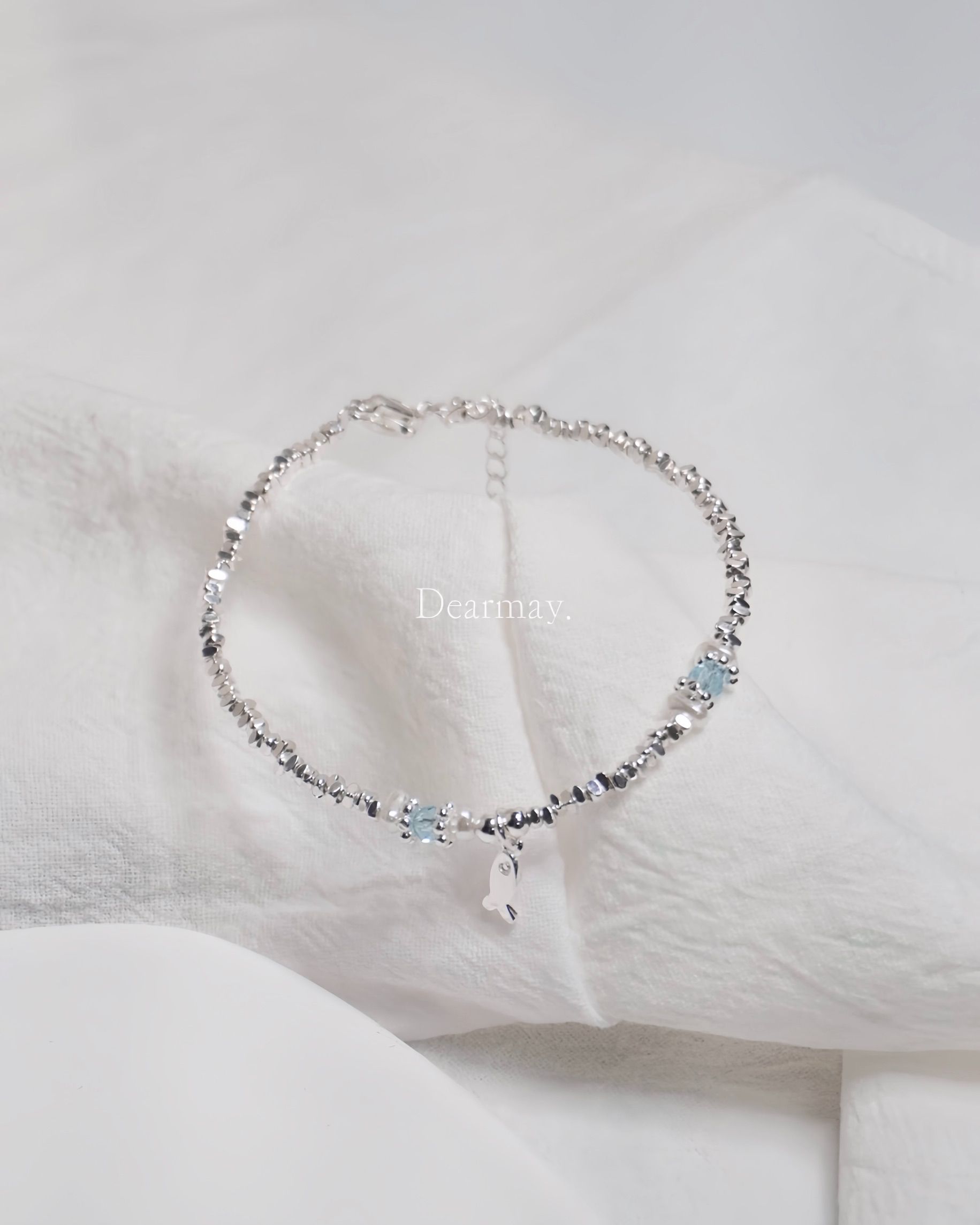 𝐃𝐞𝐚𝐫𝐦𝐚𝐲.♡ 海藍之境｜S925純銀手鍊