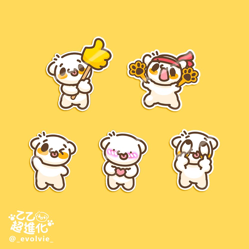 亮面貼紙包