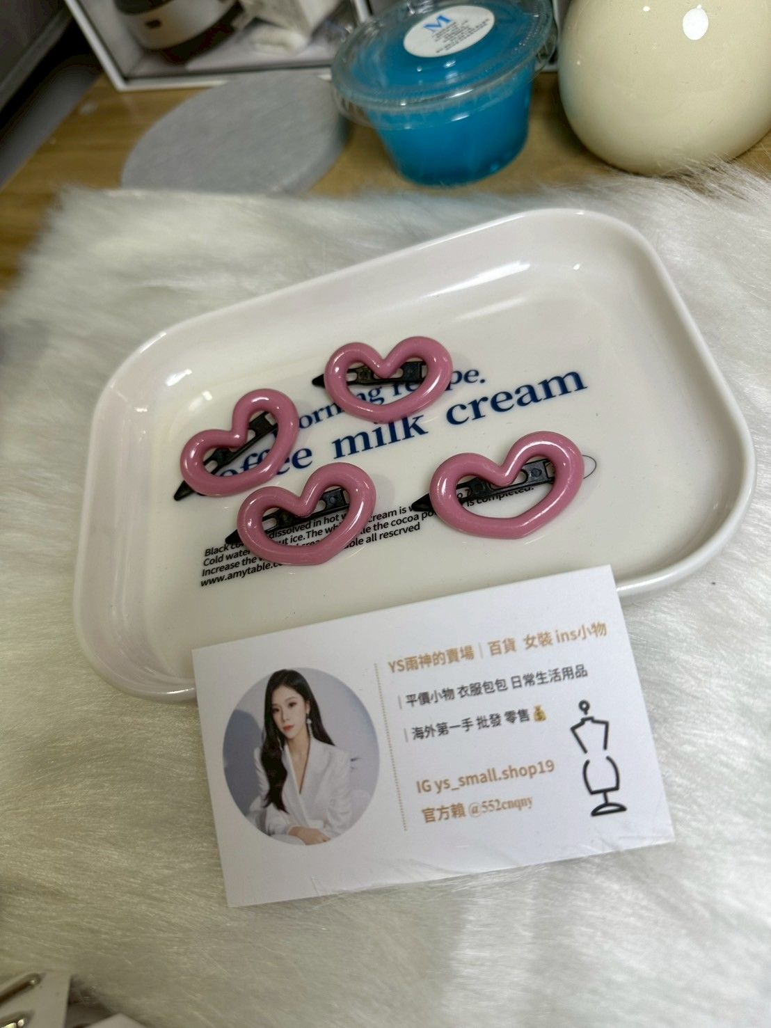 裝飾可愛愛心小髮夾