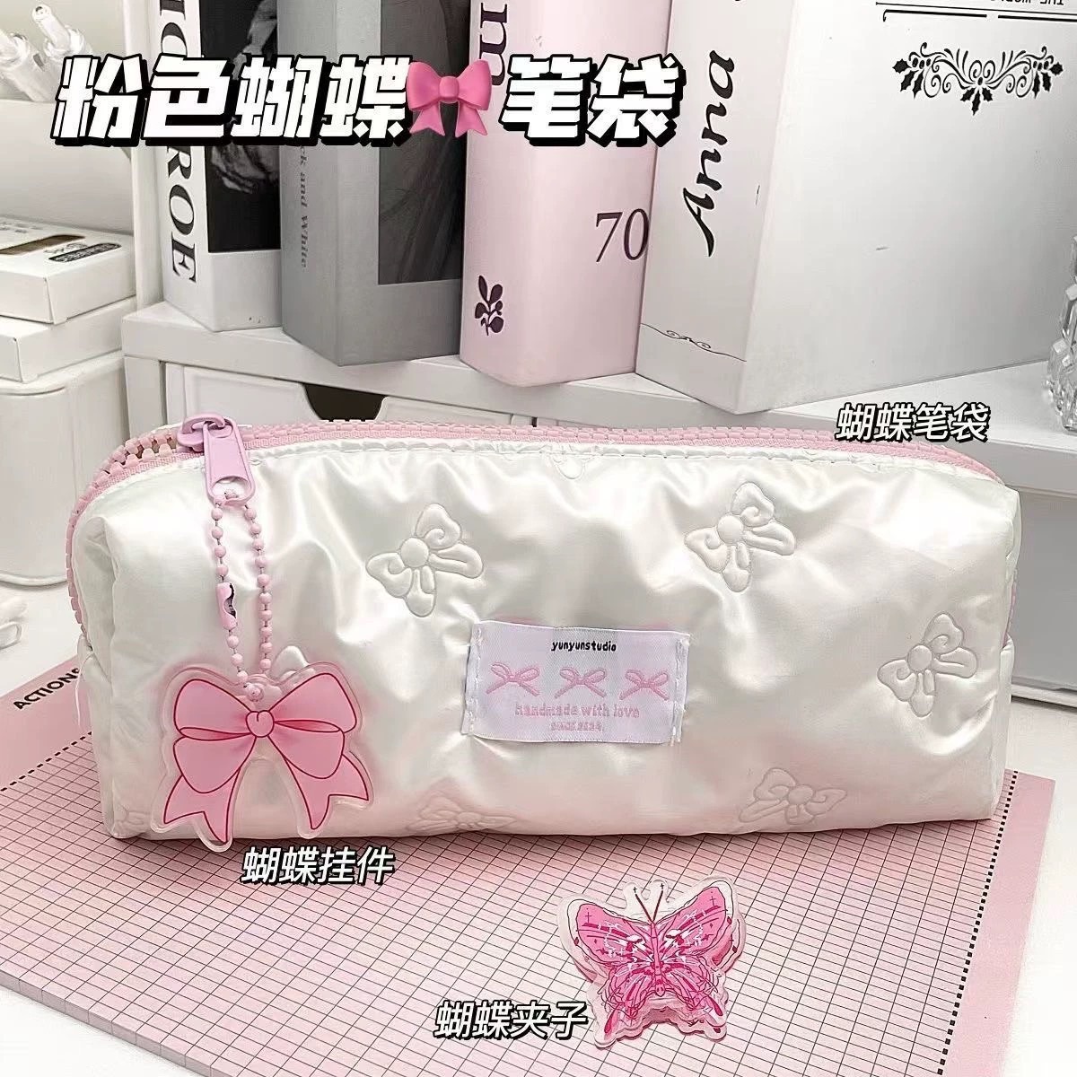 小紅書同款 蝴蝶結筆袋（無掛件）