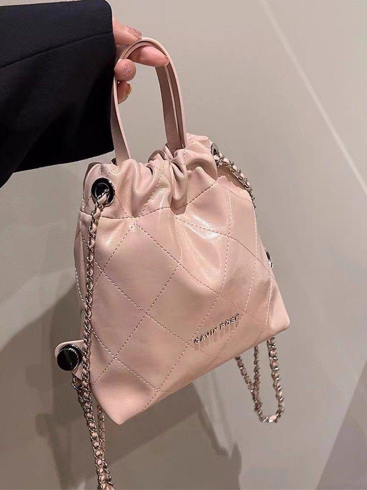 出清全新 粉色溫柔小香風包