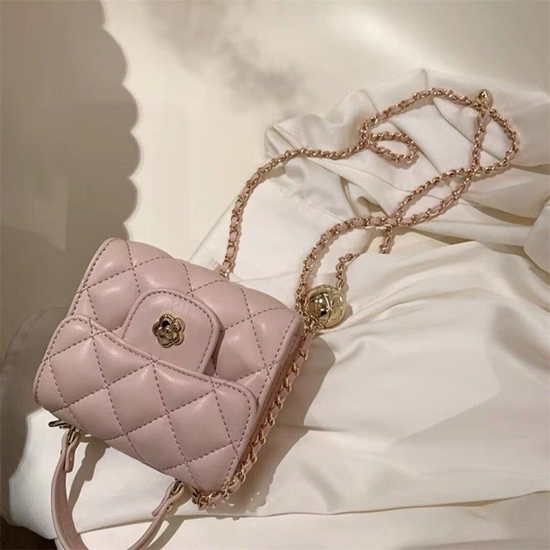 出清全新 迷你粉色小廢包