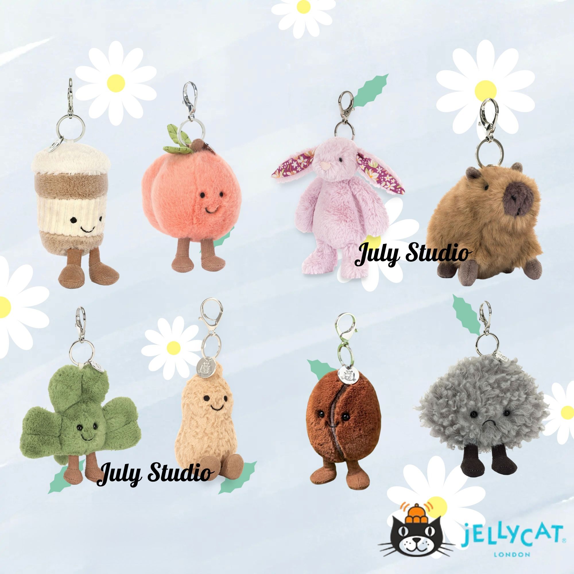🔥 現貨 jELLYCAT 吊飾 玩偶 附贈防塵袋✨ 英國百貨/官網購入 正品保證