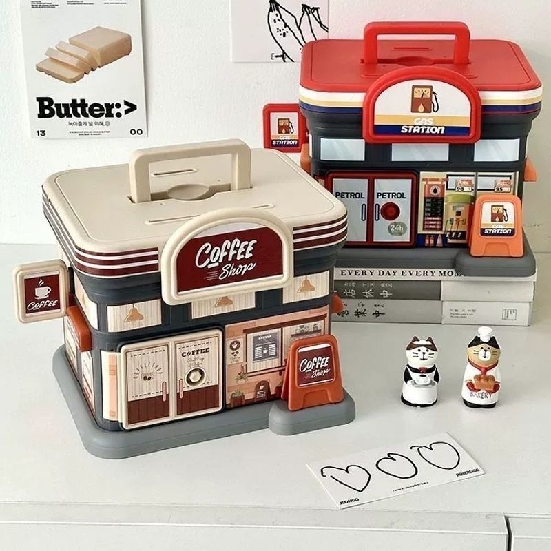 高顏值存錢筒 鑰匙根本超可愛