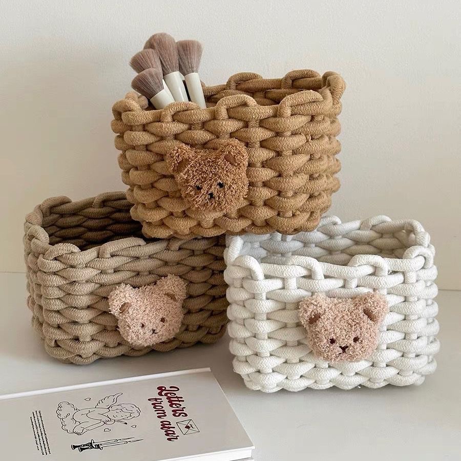 各式收納籃 編織籃 米菲兔 小熊