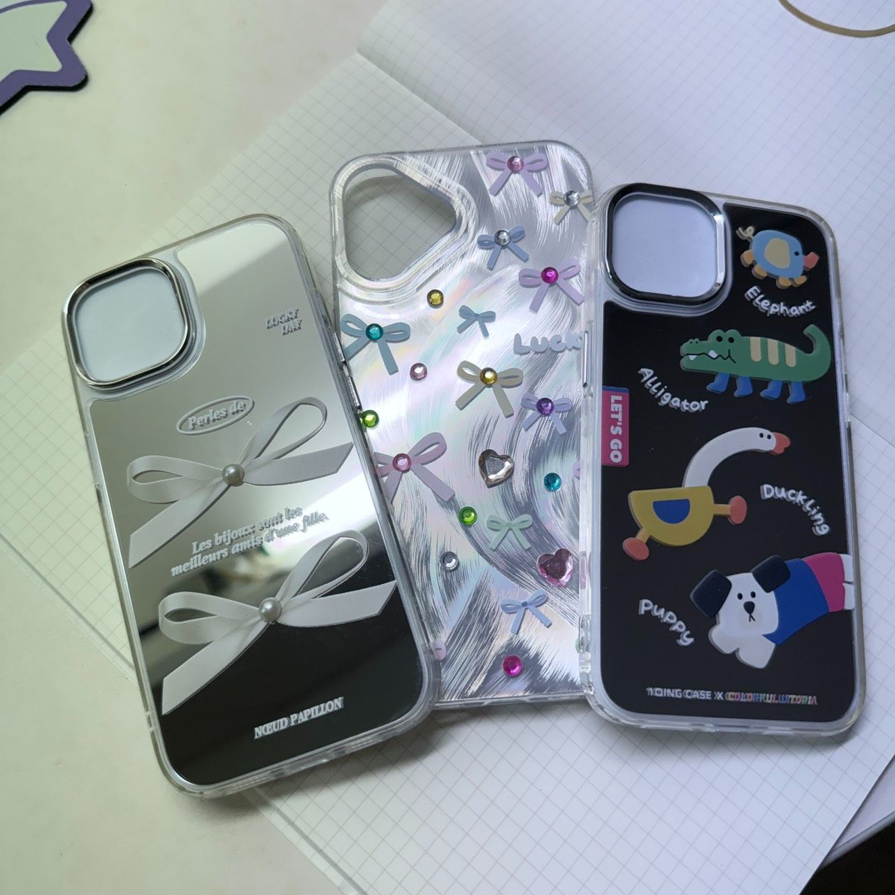 iphone手機殼（鏡面三個款式）