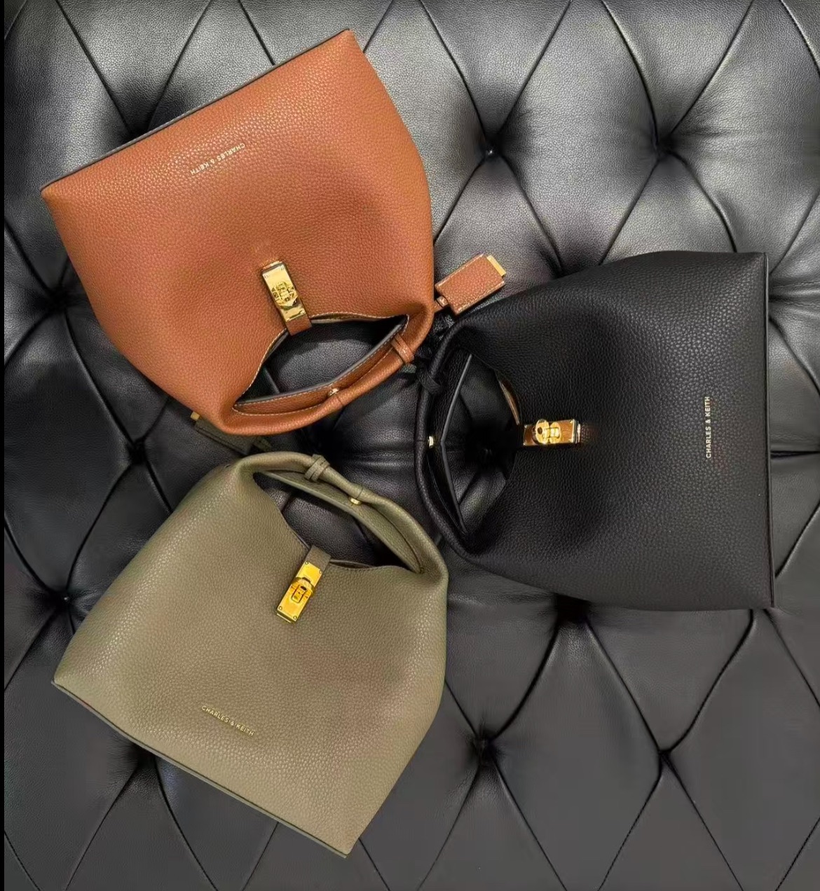 預購 CHARLES＆KEITH 小ck菜籃包 側背包 手提包 女款 多色