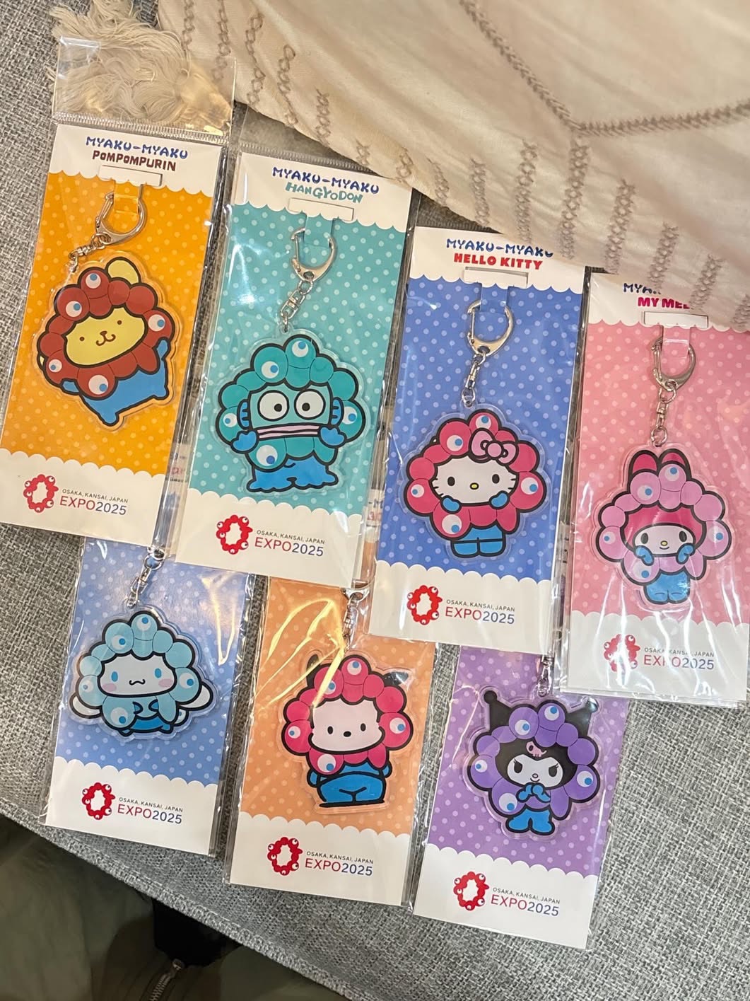 萬博限定｜三麗鷗厚壓克力吊飾