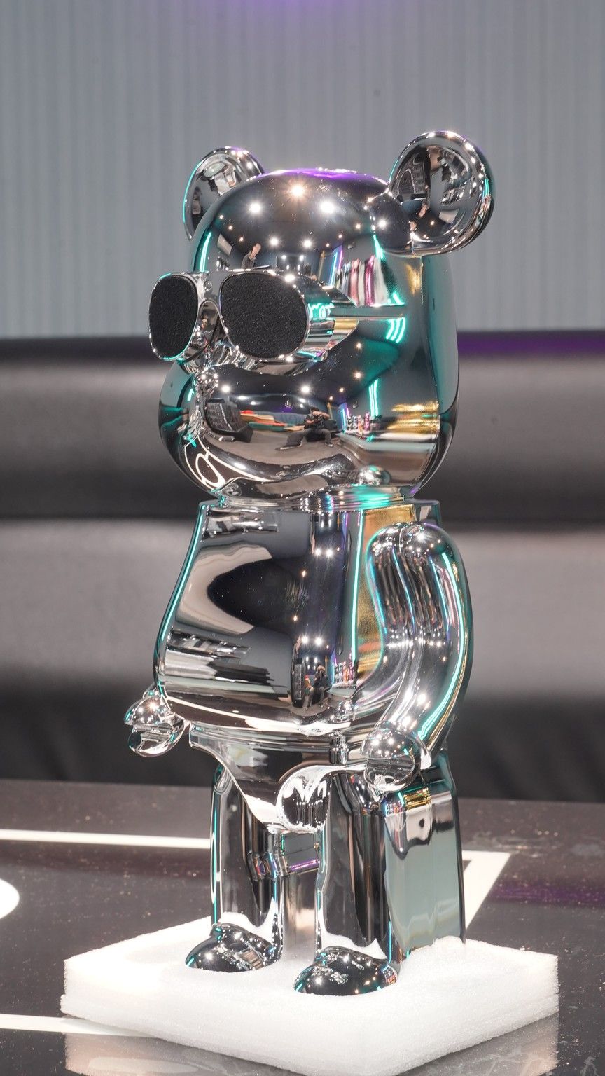 【重低音+炫光+行動KTV】特大庫柏熊藍牙高音質唱K喇叭