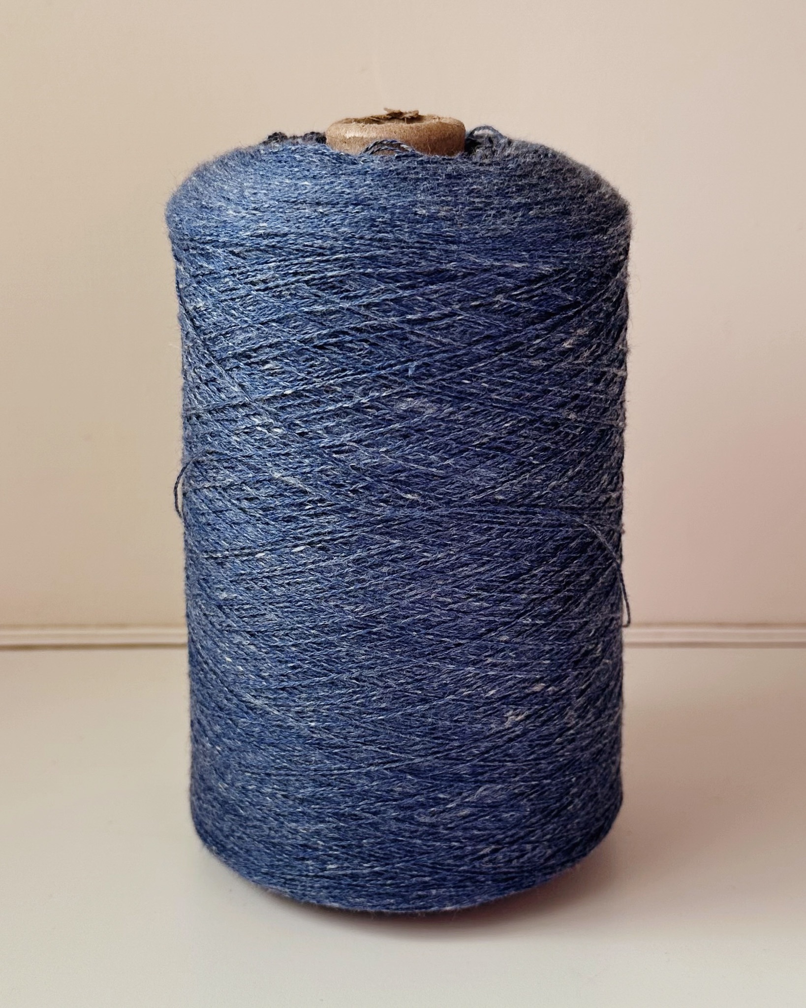 🧶 夾花棉線 牛仔藍