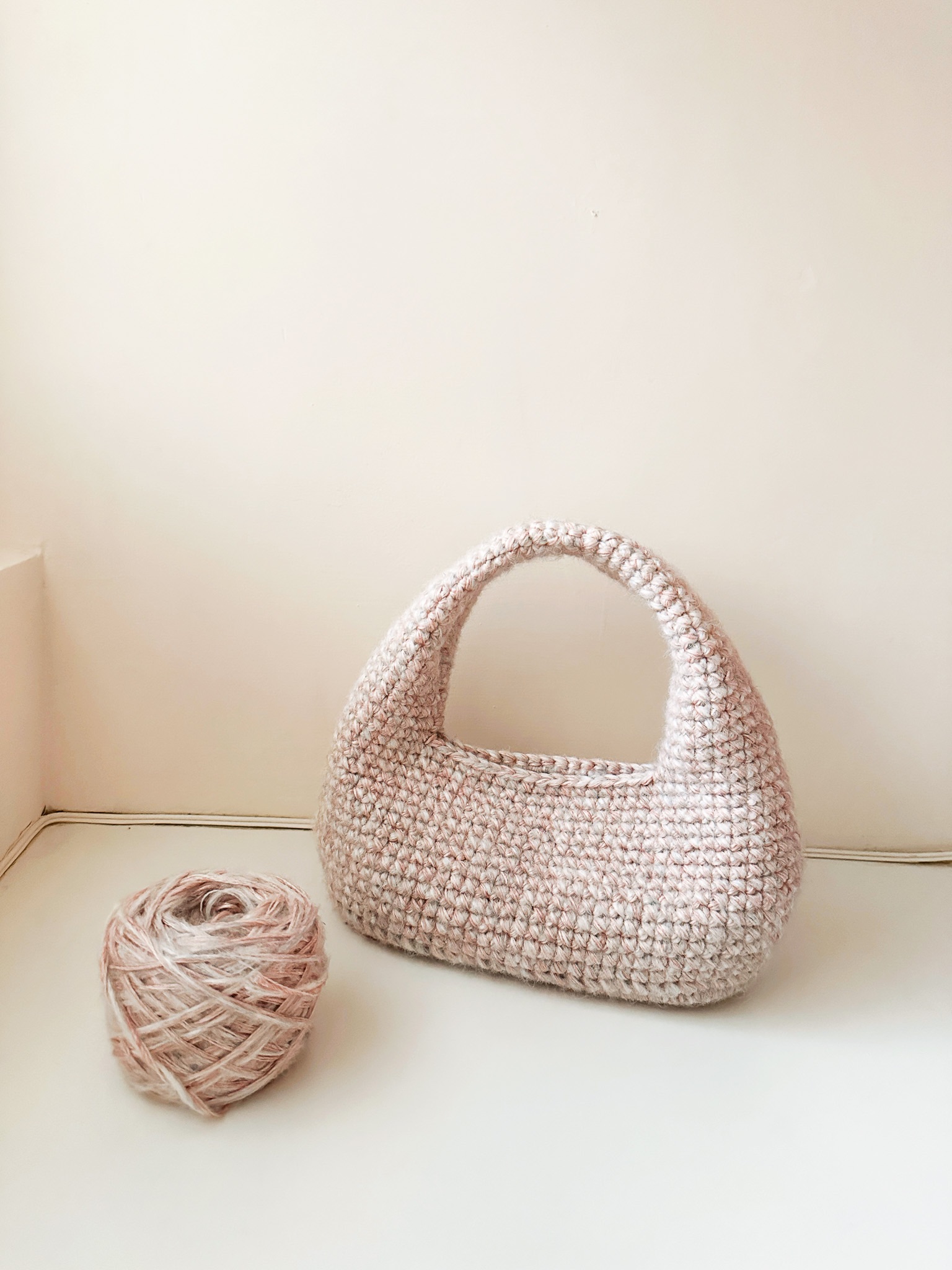 🧶 慢步系列手混線｜櫻花樹下