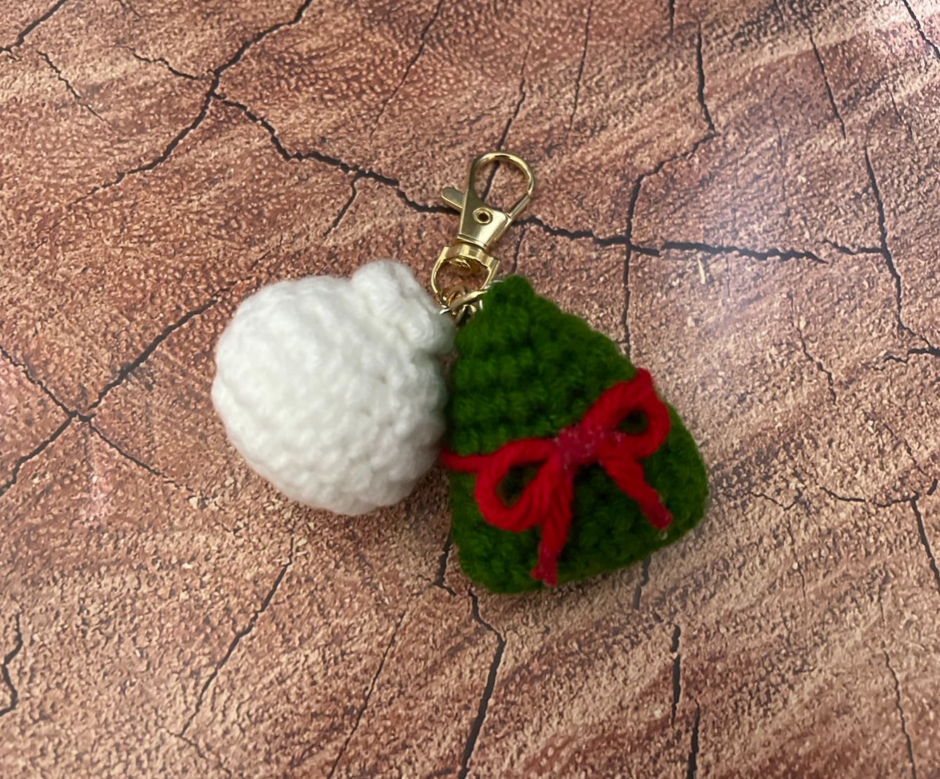 手工編織吊飾-包子和粽子（台灣製毛線）