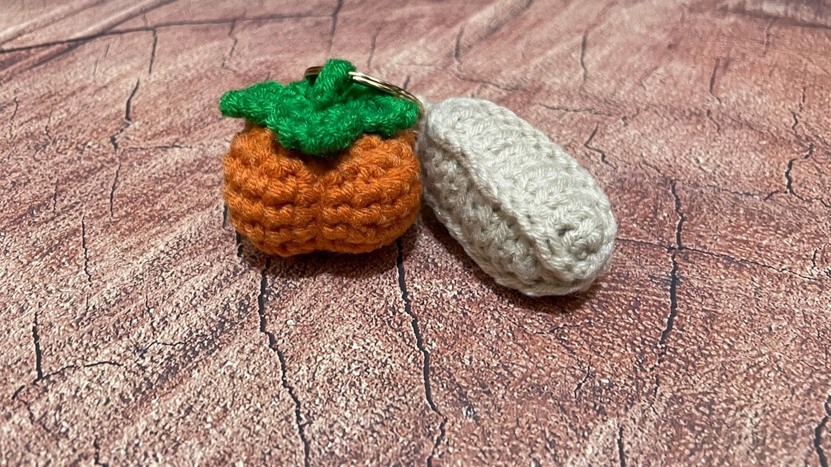 手工編織吊飾-好柿會花生