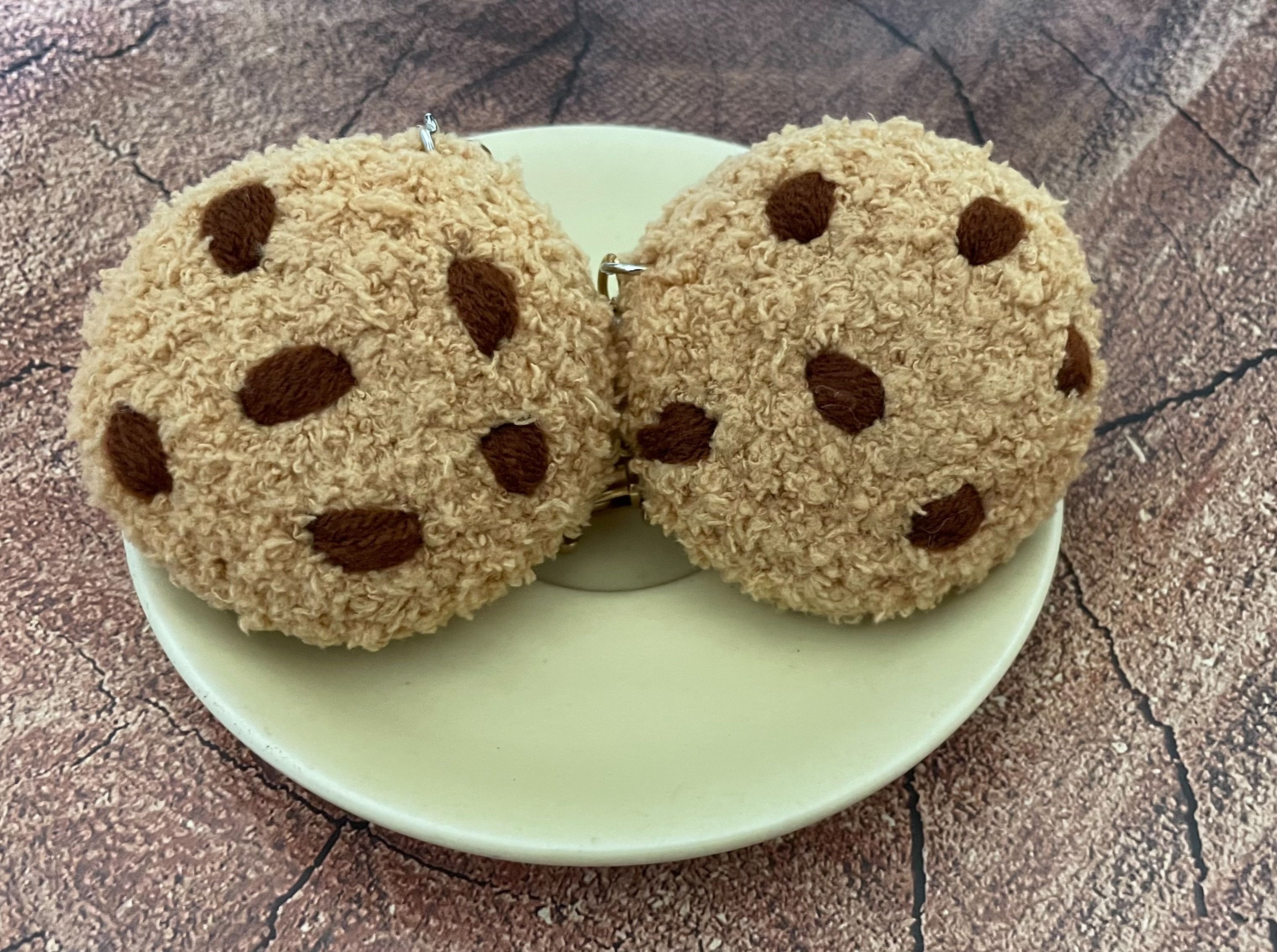 手工編織吊飾-巧克力餅乾（小可愛毛線）