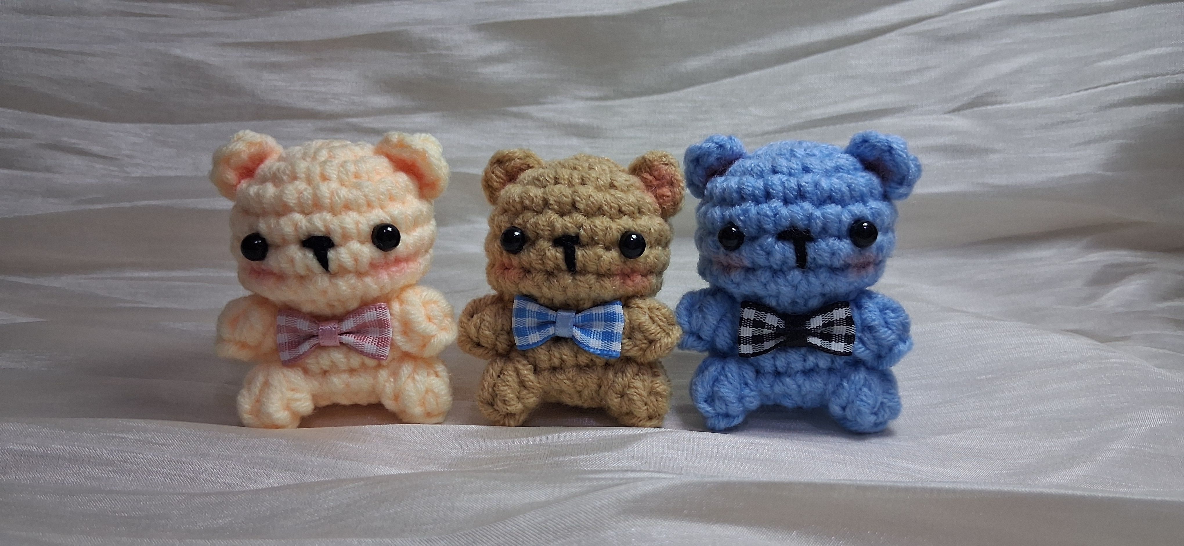 手工編織吊飾-小熊🐻（台灣製毛線）