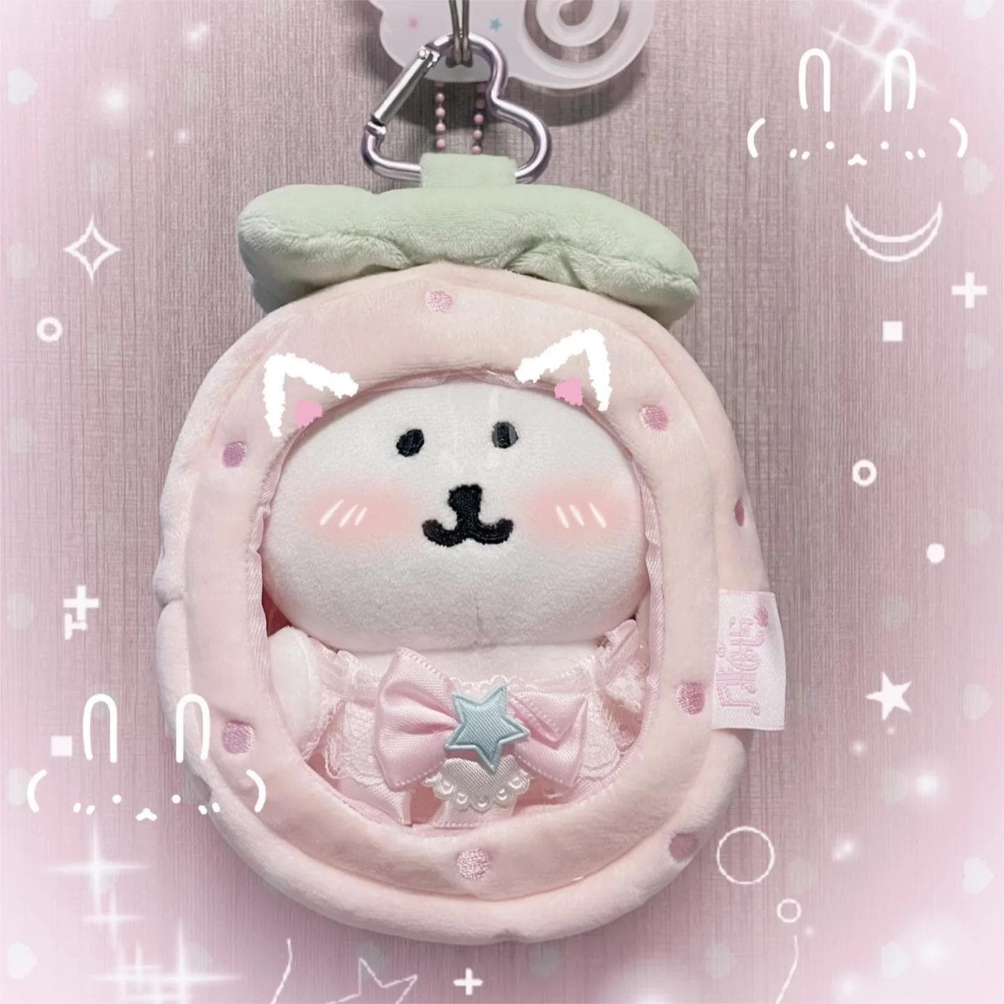 萌萌草莓娃包💗（含愛心扣