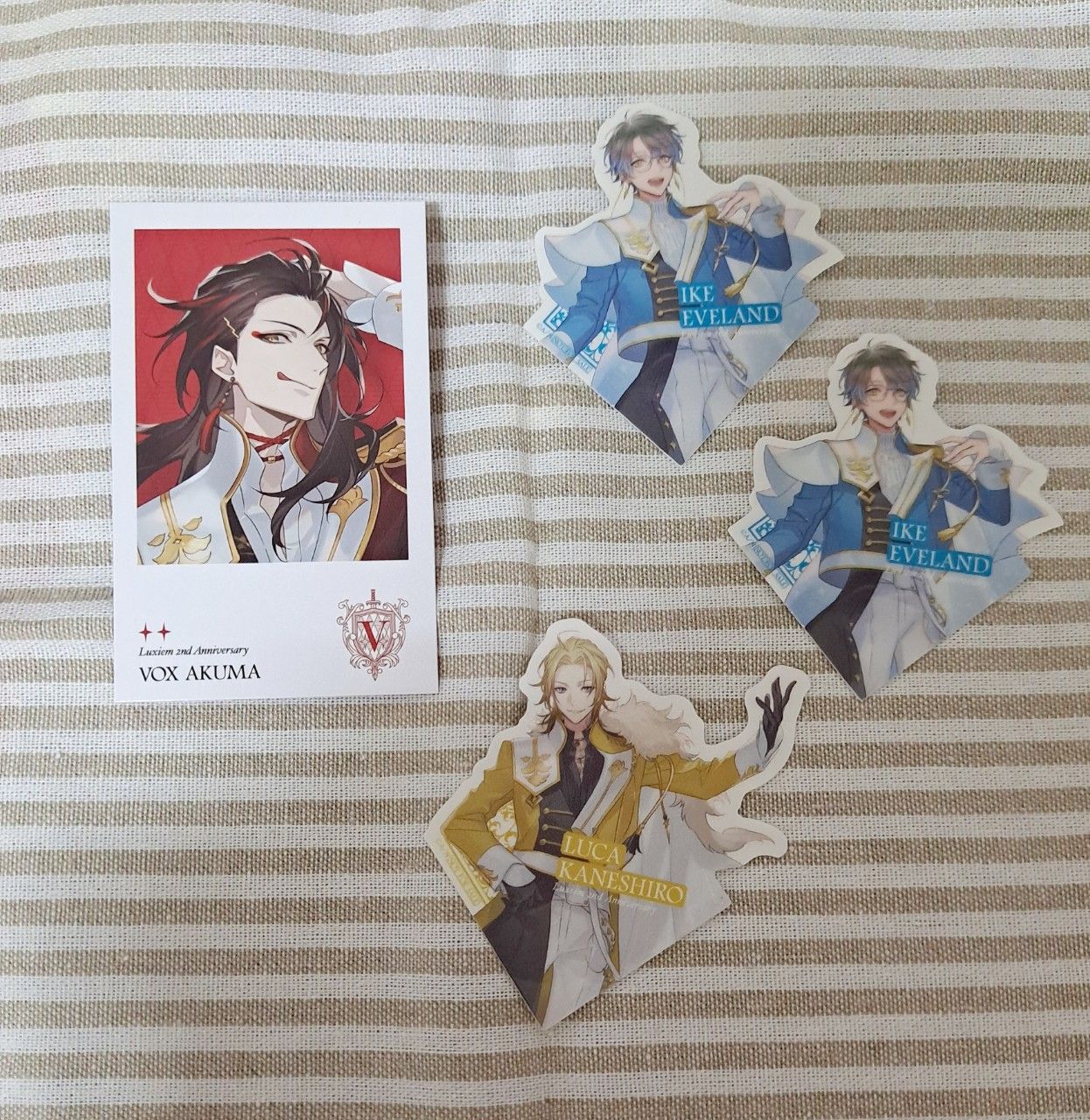 Luxiem2周年小卡及特點