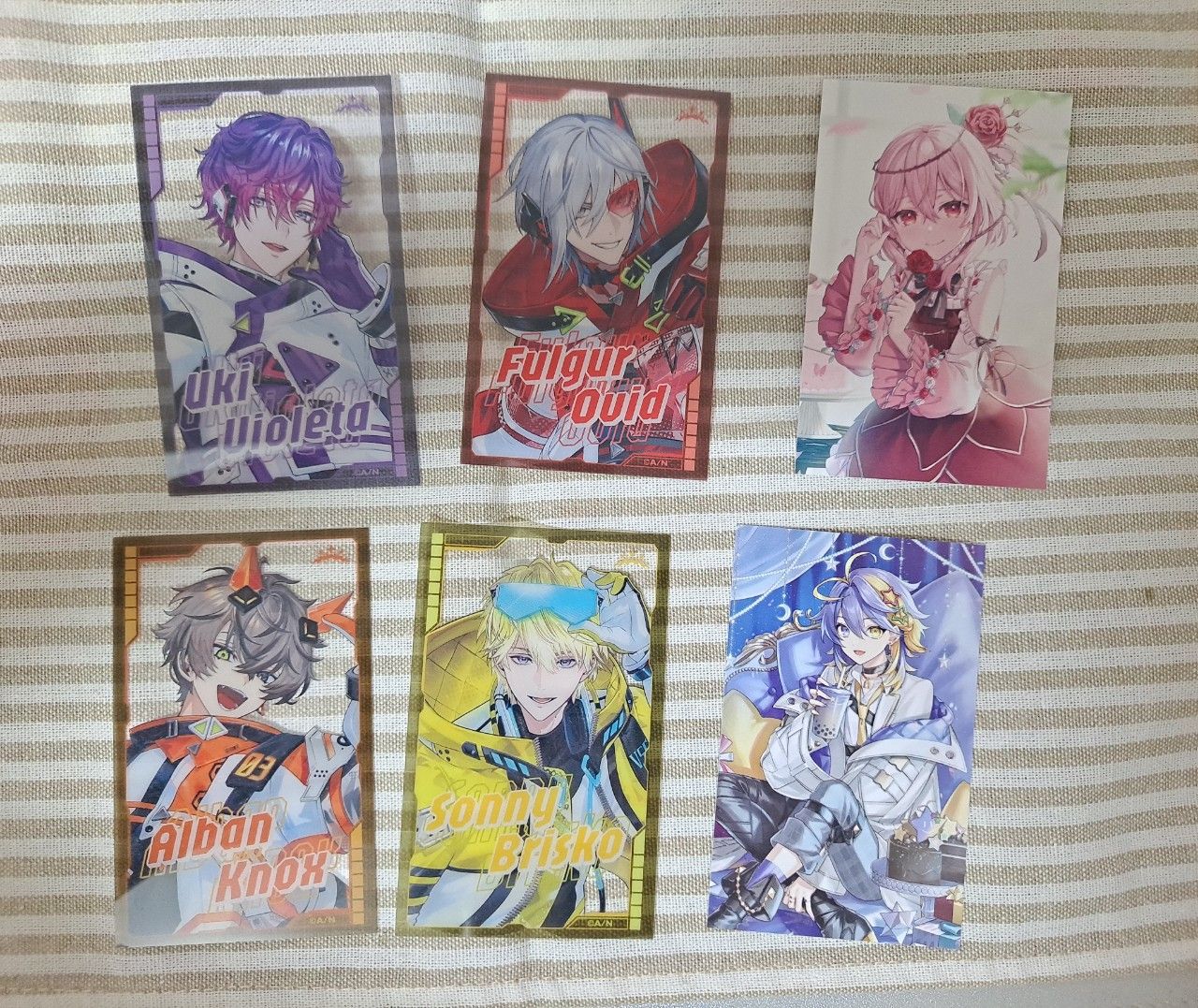 Noctyx三周年透明卡NIJISANJI EN 小卡