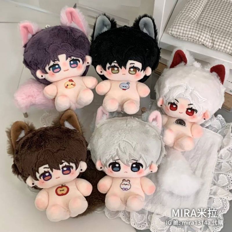 A011 可拆有骨貓耳娃娃  現貨秦徹