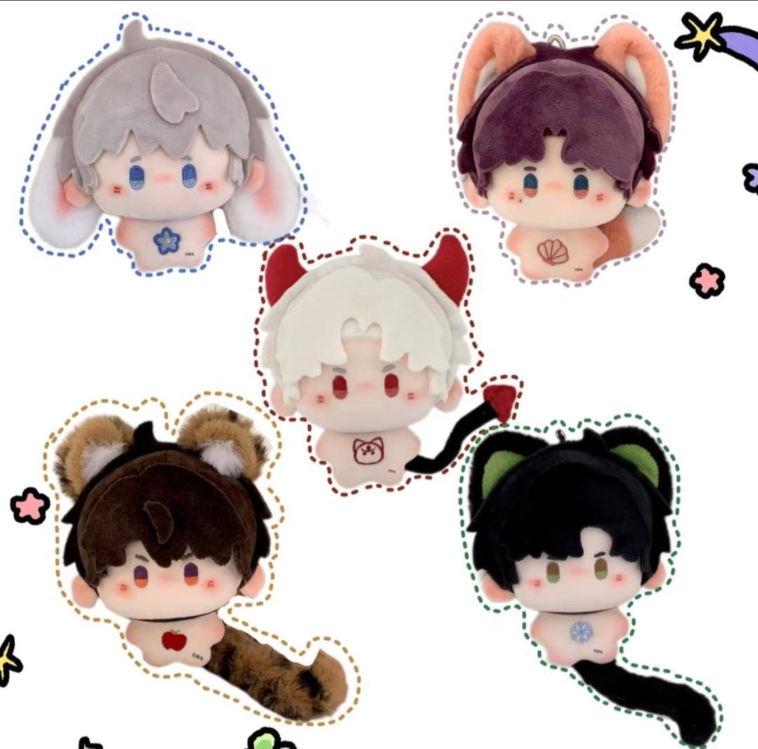 A012 可愛磁吸獸尾娃娃