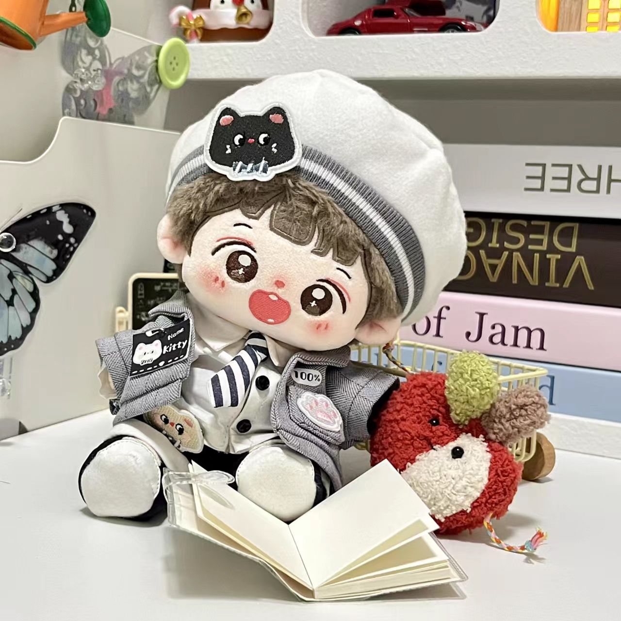 H018+19  學院風系列 20cm娃衣  喵掌學院+水手服