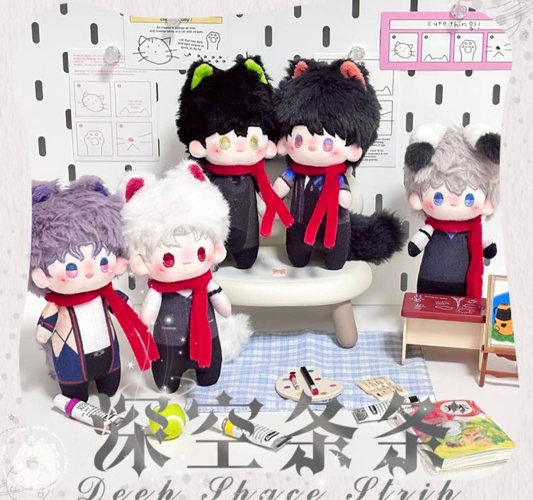 A032 深空條條 14cm 尾巴圍巾