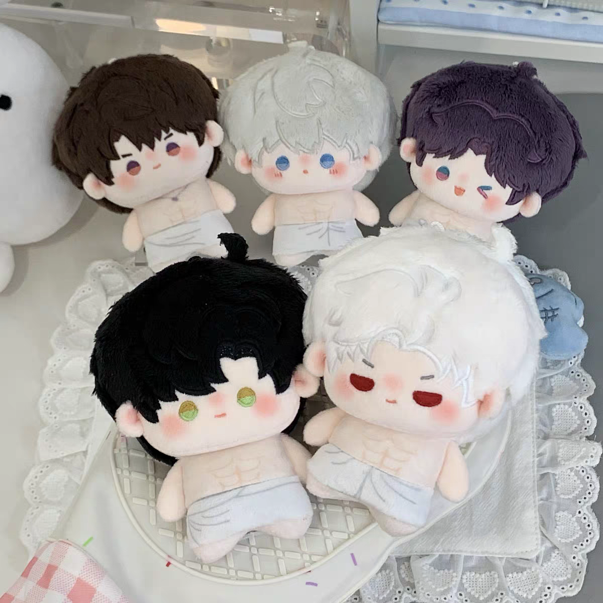 A043 肌肉浴巾娃