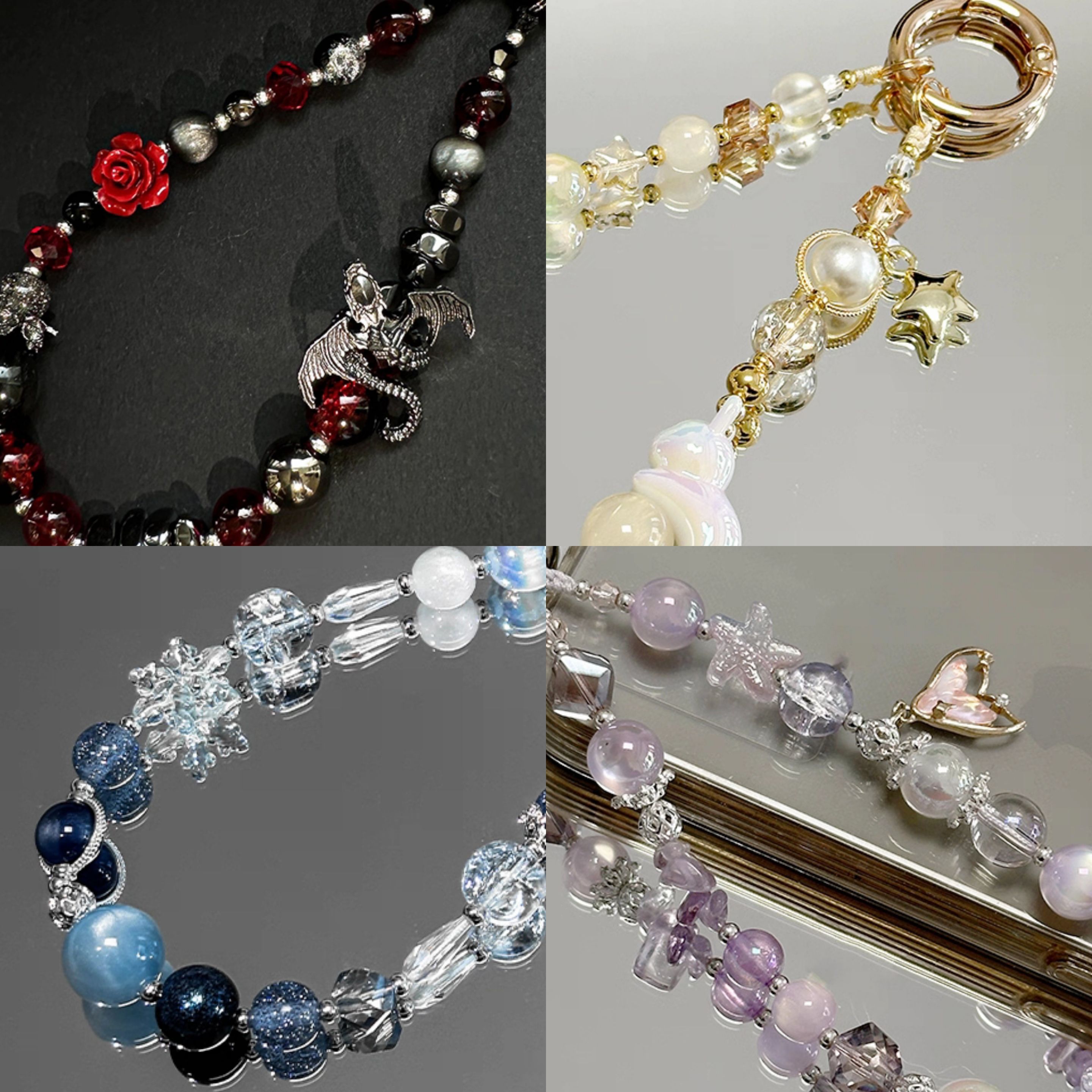 D013 絕美手機鏈吊飾