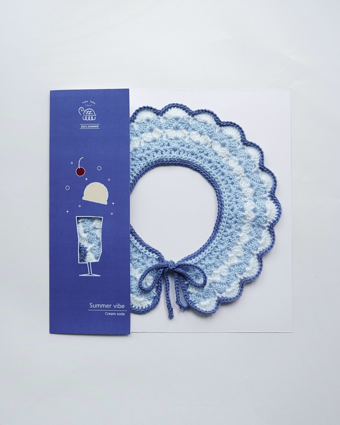 / Summer vibe / 夏日領巾Cream soda