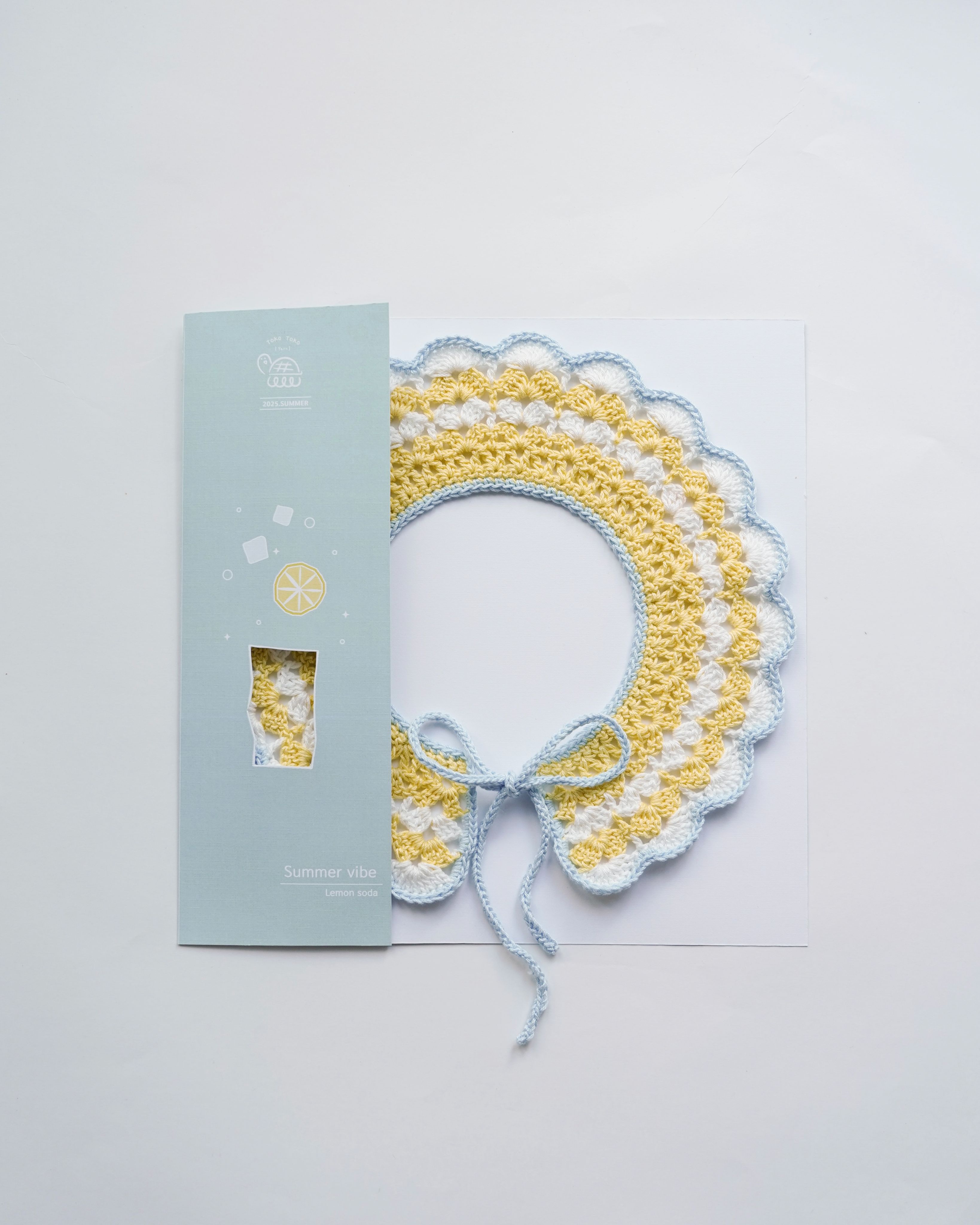 / Summer vibe / 夏日領巾 Lemon soda