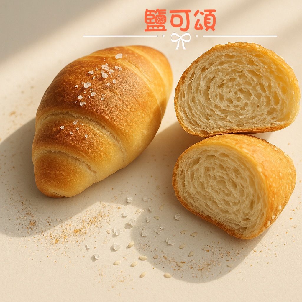🥐鹽之花AOP奶油鹽可頌｜日式海鹽捲