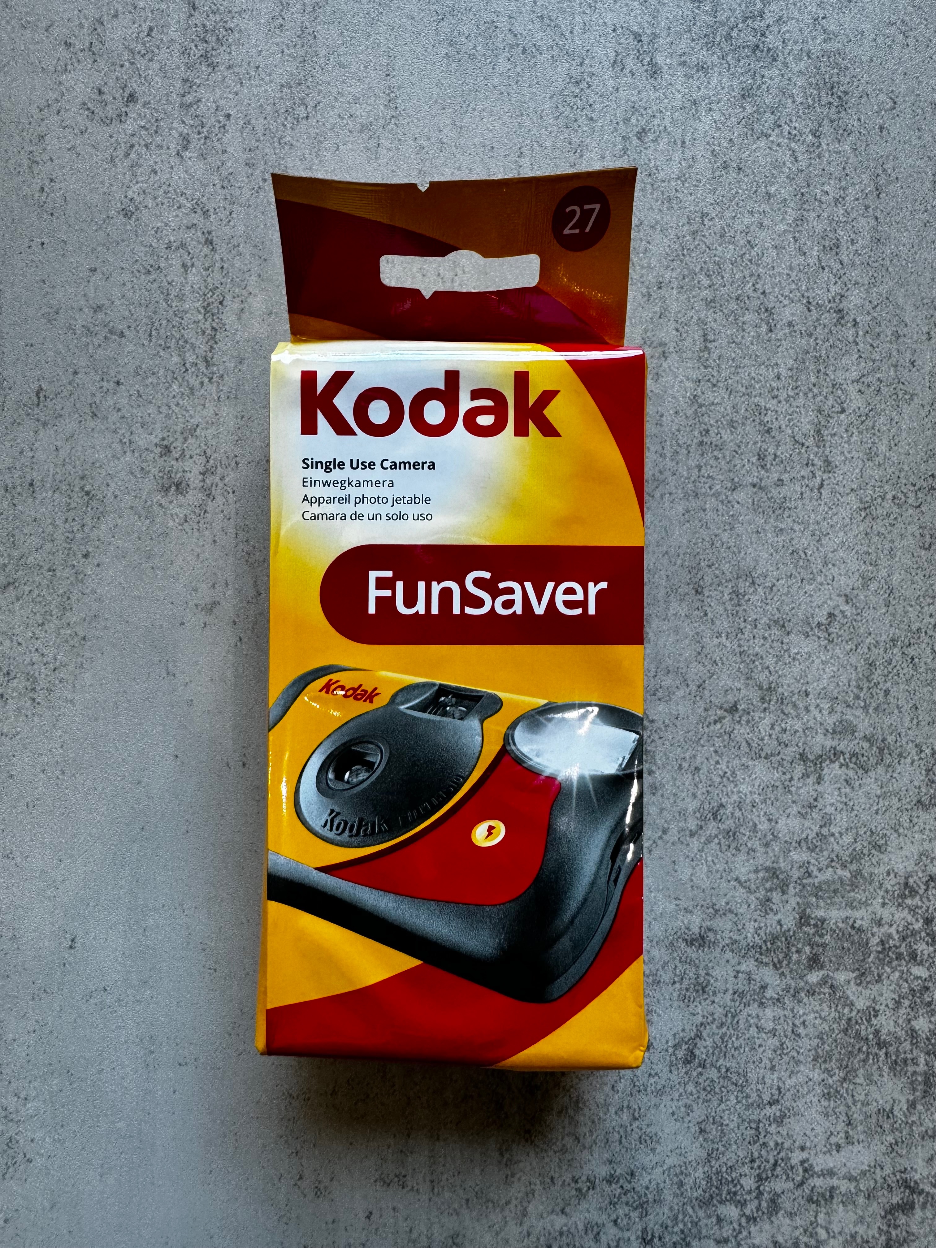 Kodak 柯達 FunSaver 27張 有閃光 即可拍相機 踹Try