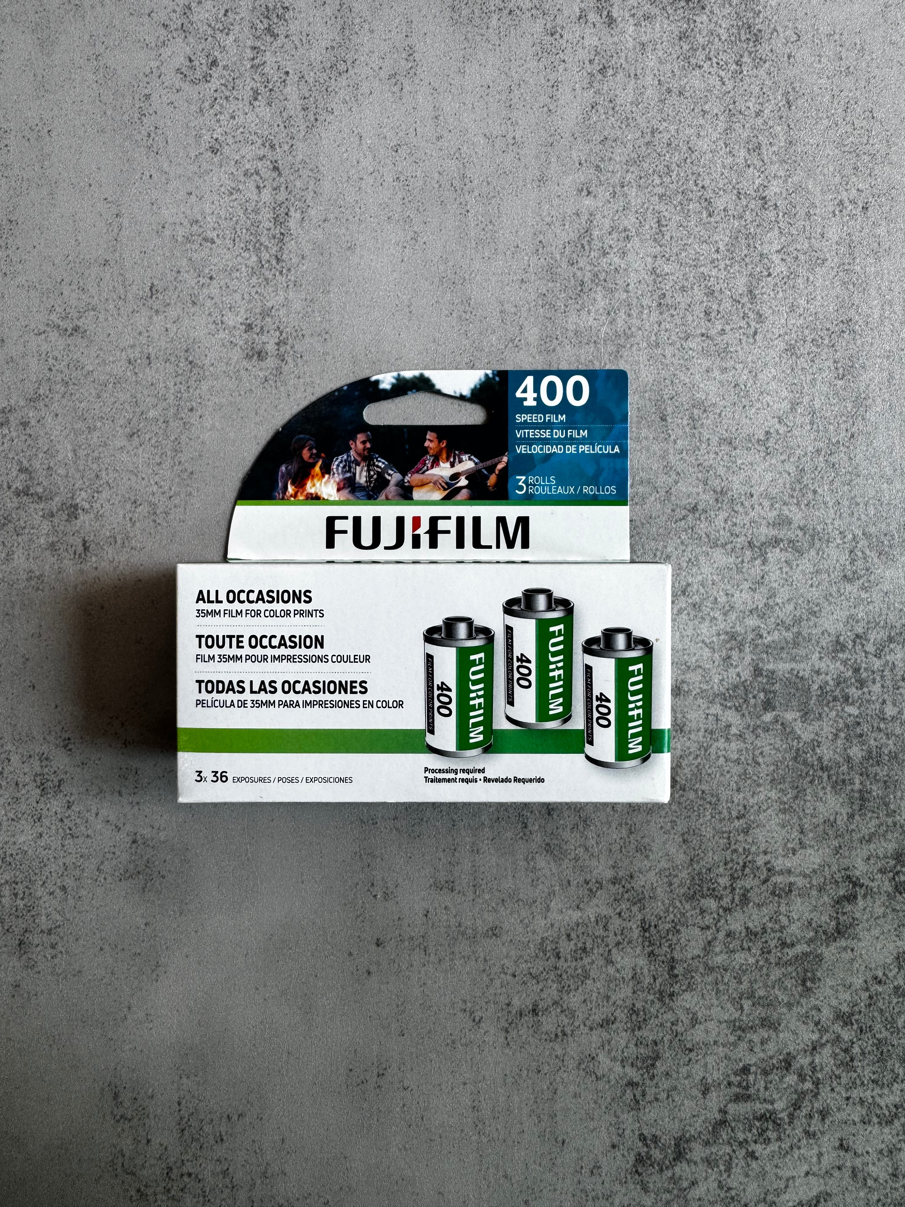 FUJIFILM 富士400 三卷裝 135底片 36張 彩色負片 踹Try