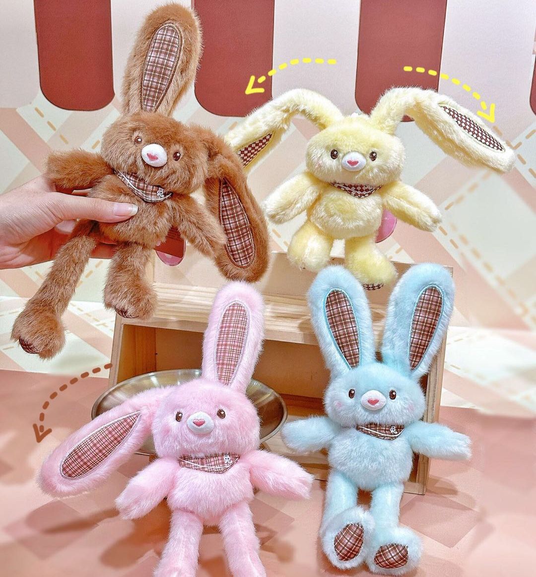 【預售】拉耳兔掛件