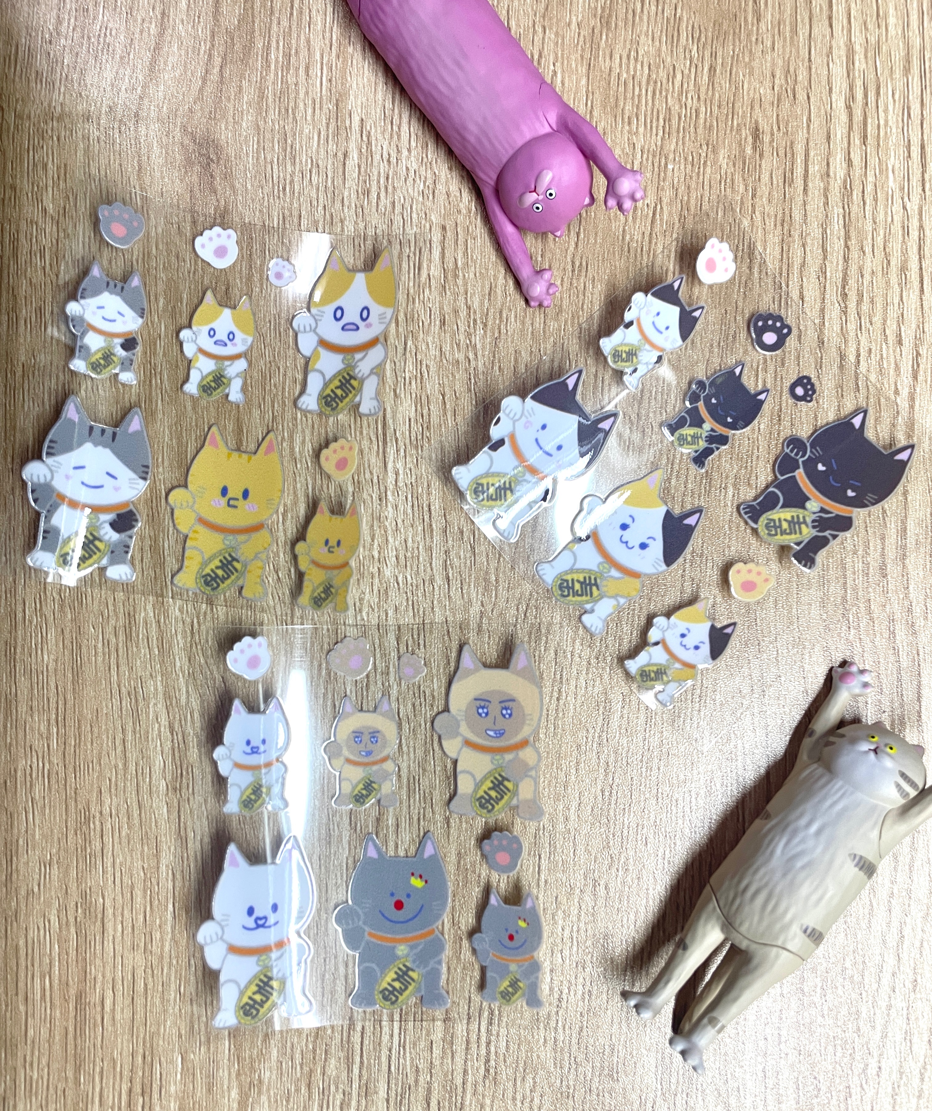 新 招財貓及水果系列