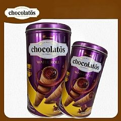 印尼🇮🇩 Chocolatos 巧克力捲心酥桶310g