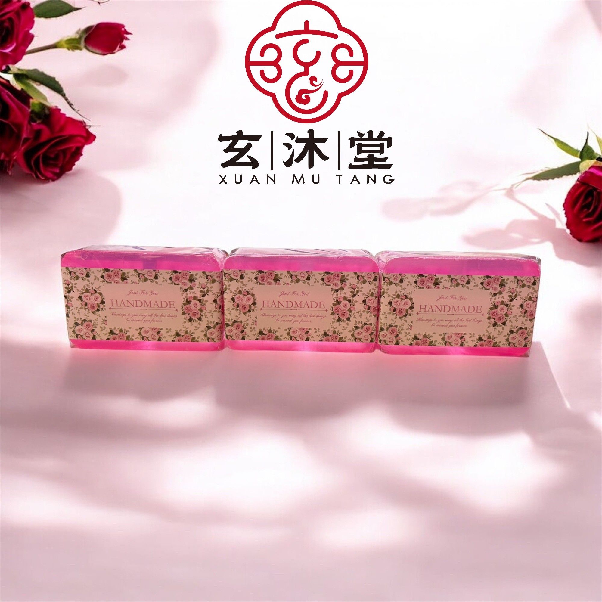 💗【玫瑰手工DIY精油香皂】