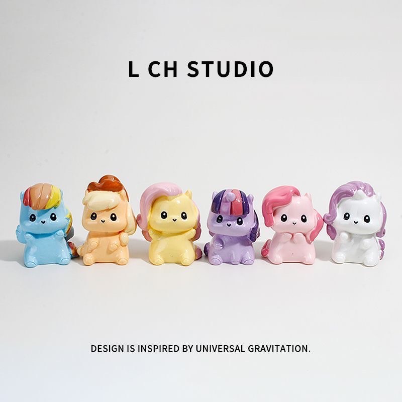 小馬寶莉樹脂小萌粒一組