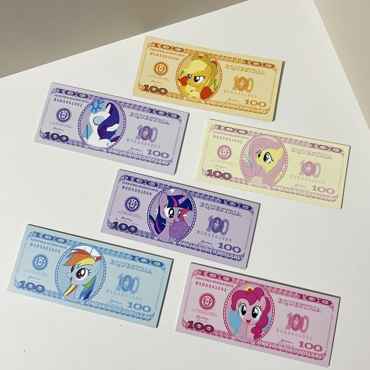 小馬寶莉大鈔票一組m6